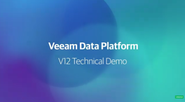 Veeam Data Platform Immersion technique